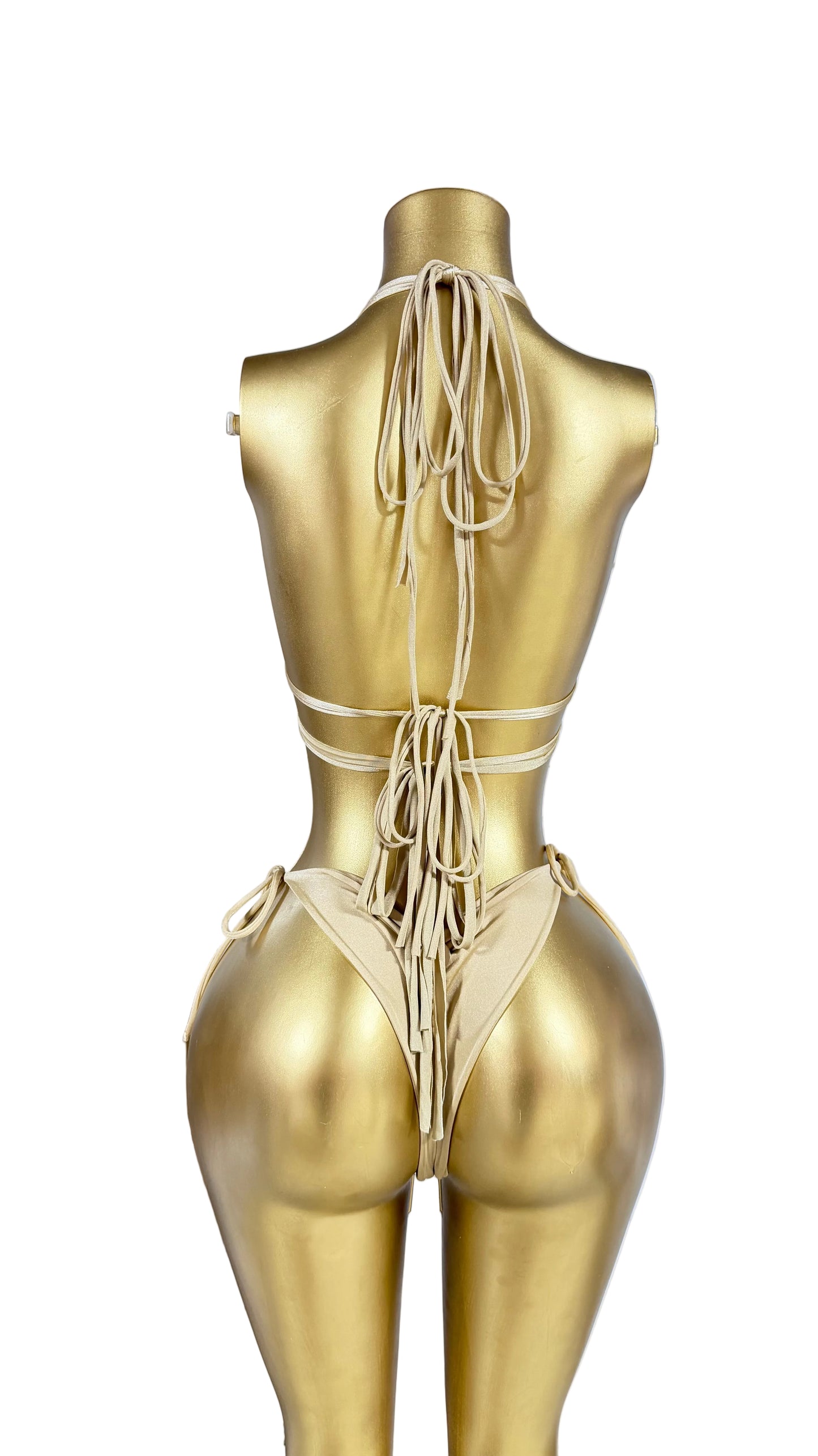 Golden Petals Bikini