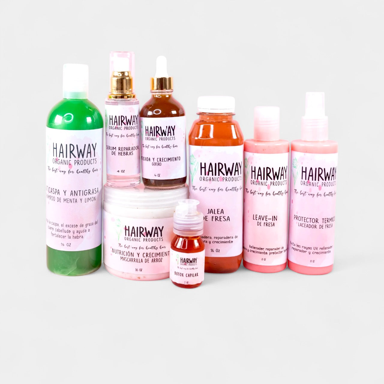 Kit Antigrasa, Anticaspa, Anticaida y Crecimiento