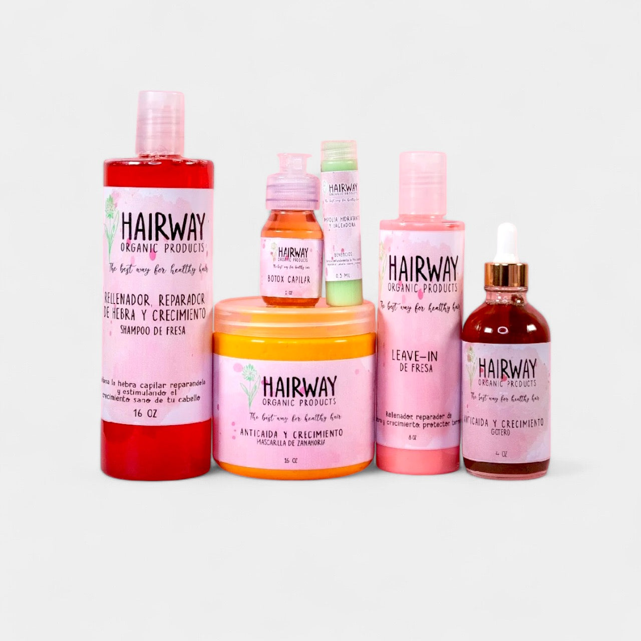 Kit Rellenador, Reparador de Hebra, Anticaida y Crecimiento