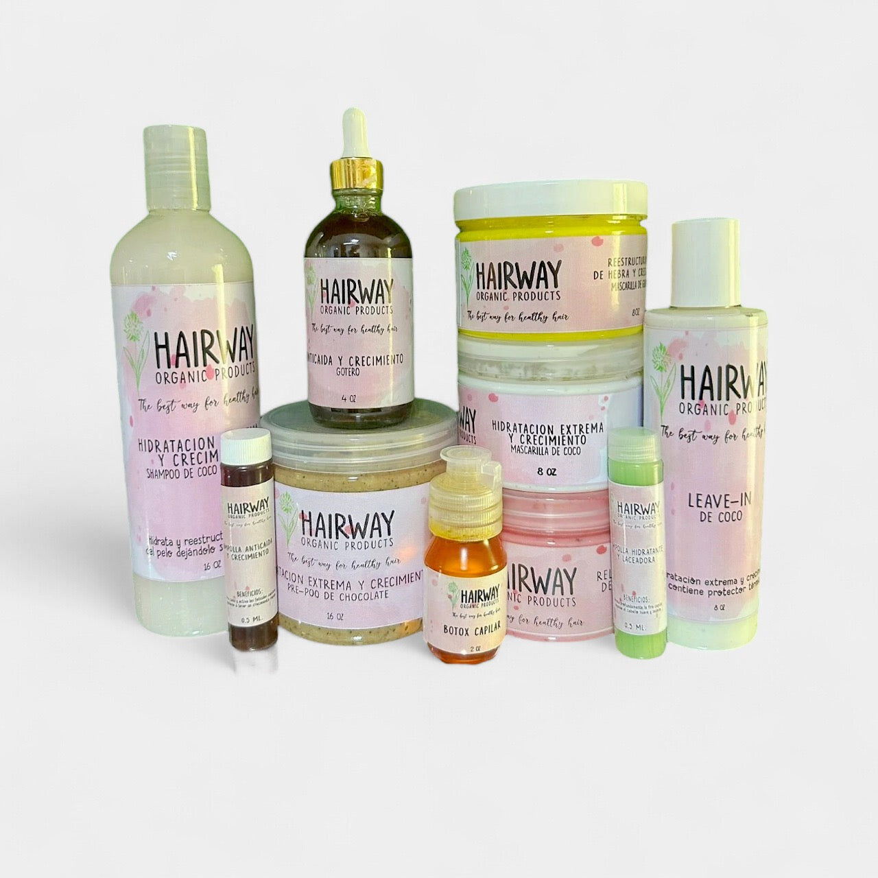 Kit Hidratación, Reestructuración, Rellenador y Crecimiento