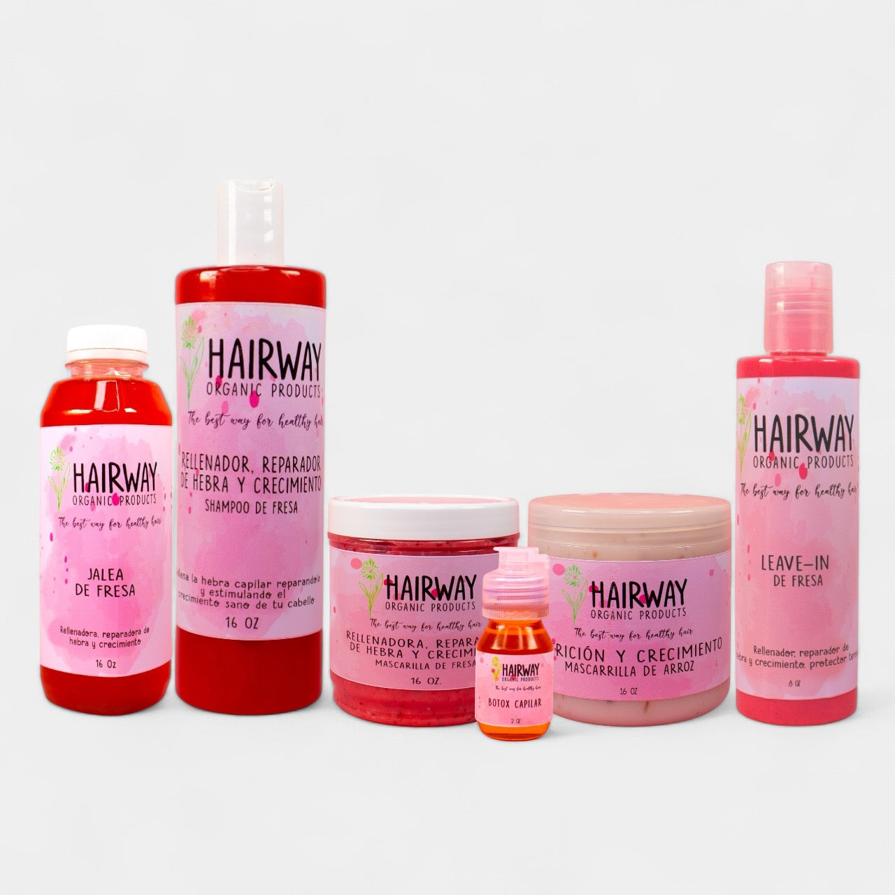 Kit Nutrición, Rellenador, Reparador de Hebra y Crecimiento