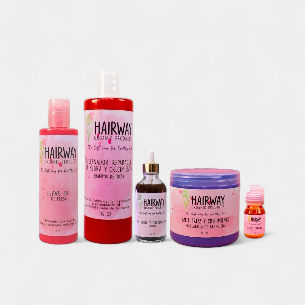 Kit Antifrizz, Reparador, Rellenador de Hebra y Crecimiento