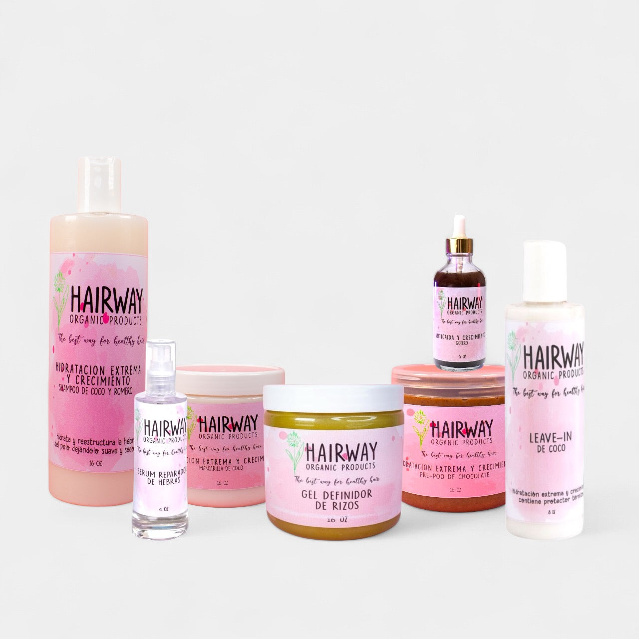 Kit Cabello Rizo e Hidratación 7 Pasos