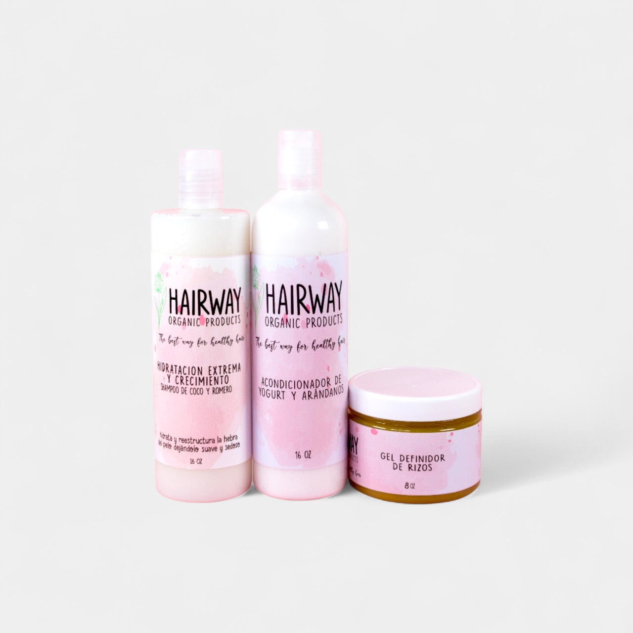 Kit Hidratante Cabello Rizo 3 Pasos