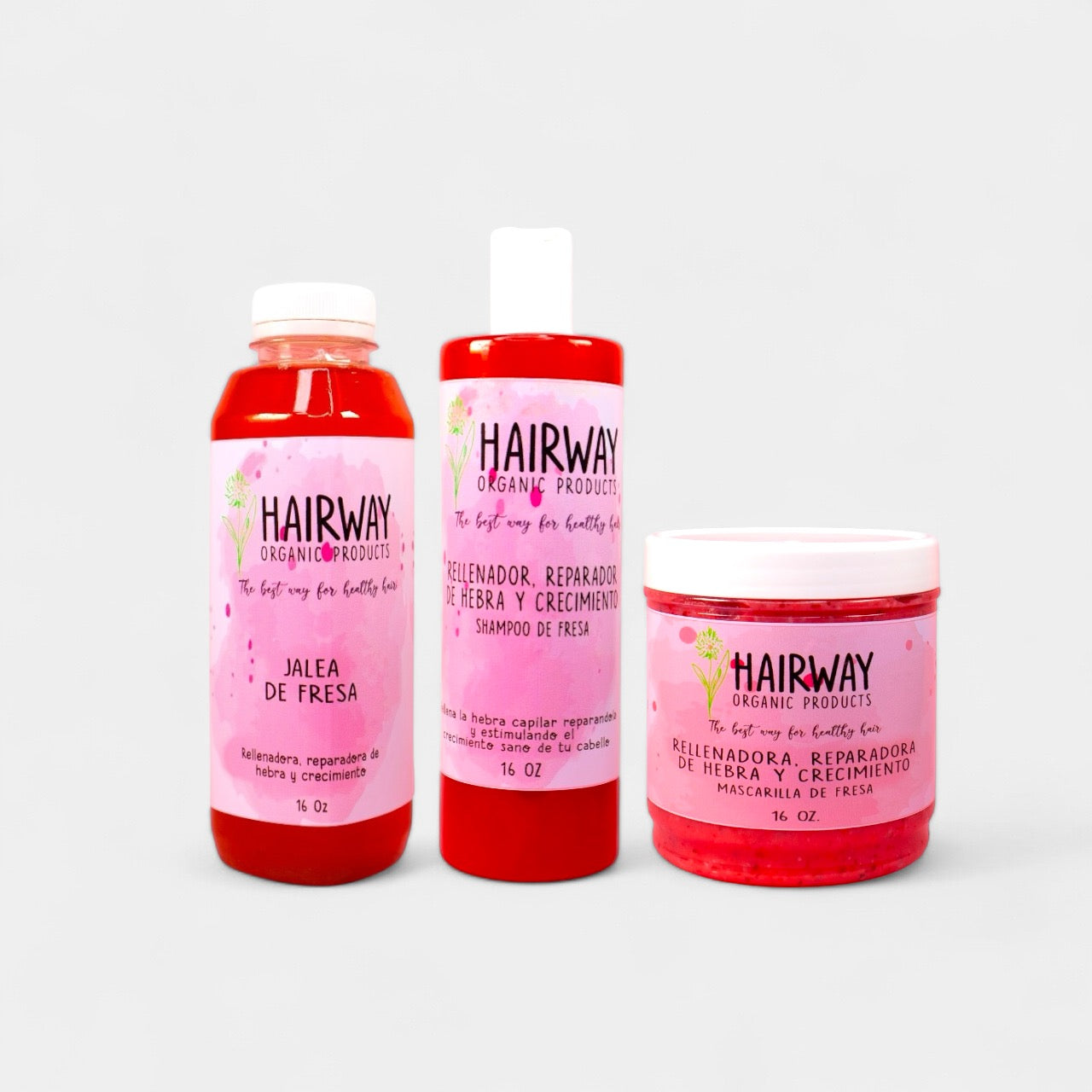 Kit Rellenador, Reparador de Hebra, Hidratación y Crecimiento 3 Steps