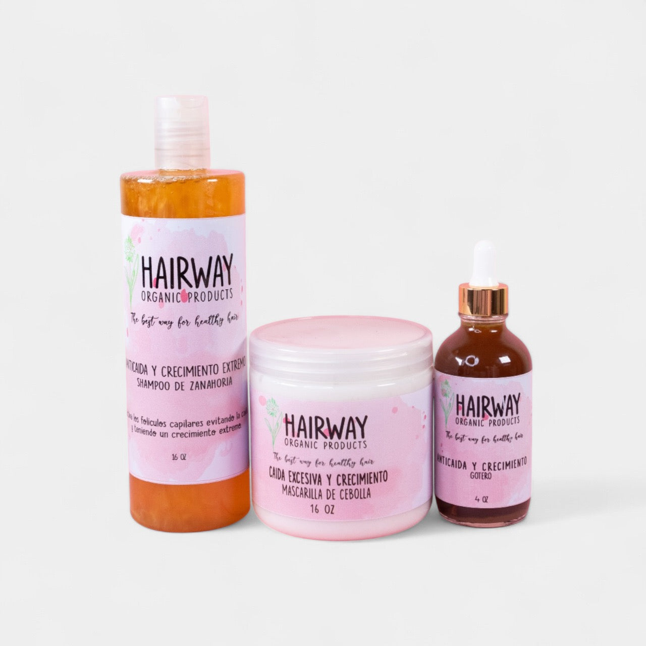 Kit Caida Excesiva y Crecimiento Extremo 3 Steps