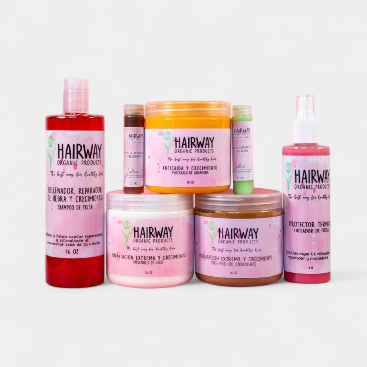 Kit Rellenador, Reparador de Hebra, Hidratación Extrema y Crecimiento