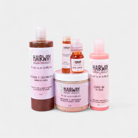Kit Cabello Graso y Lento Crecimiento