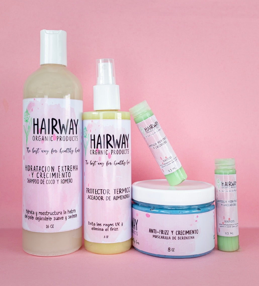 Kit Hidratación Extrema, Antifrizz y Crecimiento